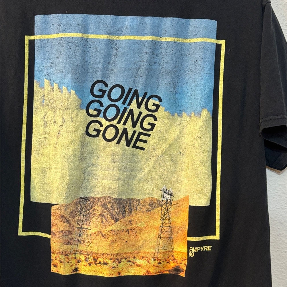 Empyre Black Tee with Yellow Graphic - Picture 5 of 5